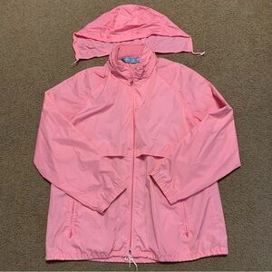 Vintage Woolrich Teton Windbreaker Packable Lightweight Jacket Women's L Pink